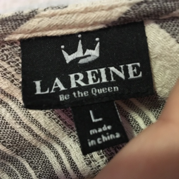 La Reine Stripped Boho Romper - Picture 4 of 4